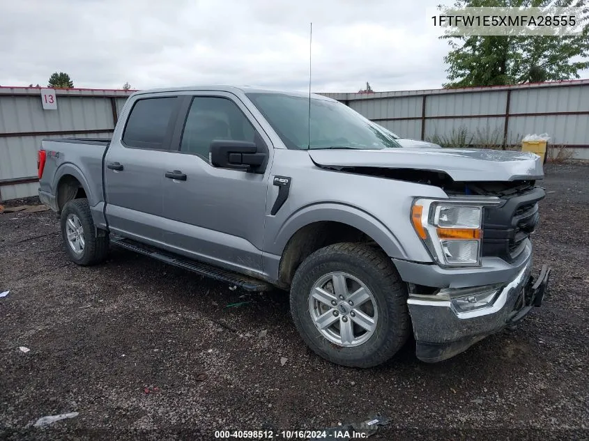 2021 Ford F-150 Xl VIN: 1FTFW1E5XMFA28555 Lot: 40598512