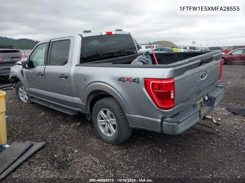 2021 Ford F-150 Xl VIN: 1FTFW1E5XMFA28555 Lot: 40598512