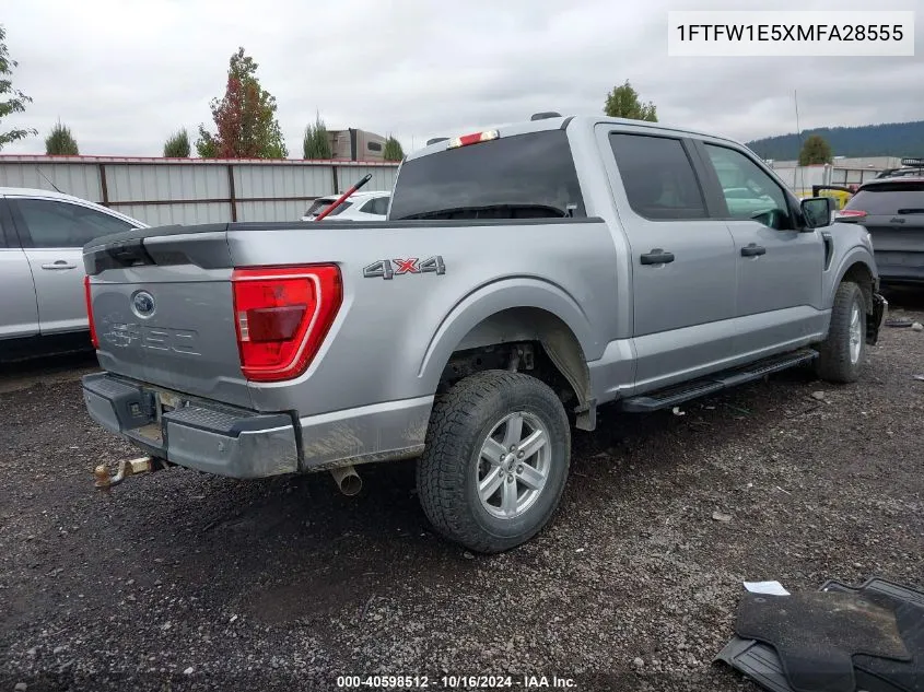 2021 Ford F-150 Xl VIN: 1FTFW1E5XMFA28555 Lot: 40598512