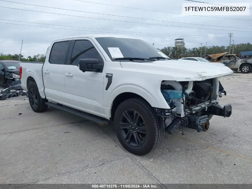 2021 Ford F-150 Xlt VIN: 1FTEW1C59MFB52007 Lot: 40710376