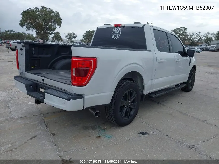 2021 Ford F-150 Xlt VIN: 1FTEW1C59MFB52007 Lot: 40710376