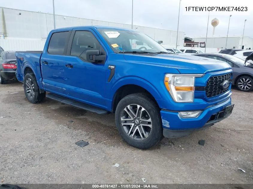 1FTEW1CP7MKE74623 2021 Ford F-150 Xl