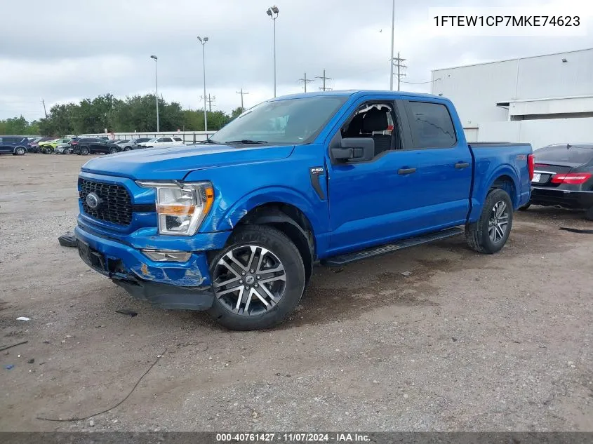 1FTEW1CP7MKE74623 2021 Ford F-150 Xl