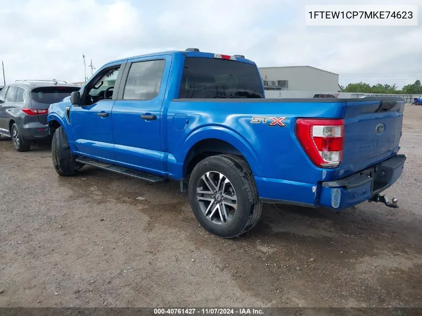 1FTEW1CP7MKE74623 2021 Ford F-150 Xl