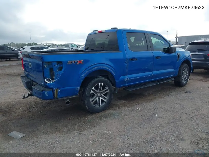 1FTEW1CP7MKE74623 2021 Ford F-150 Xl