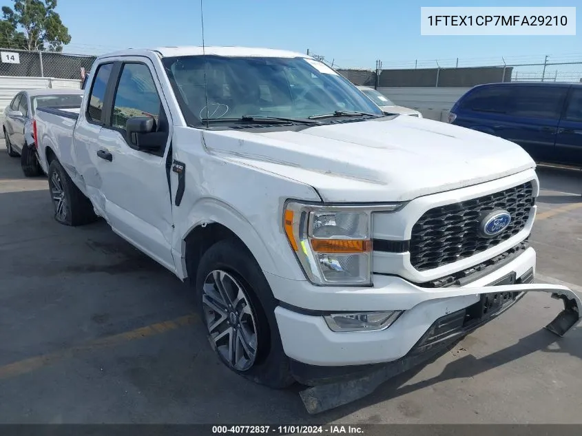 2021 Ford F-150 Xl VIN: 1FTEX1CP7MFA29210 Lot: 40772837