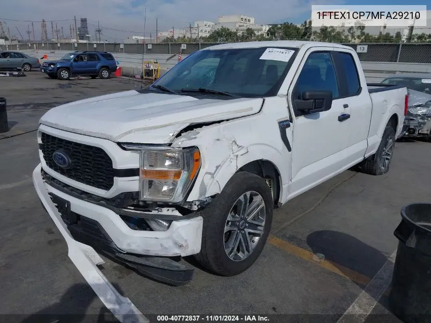 2021 Ford F-150 Xl VIN: 1FTEX1CP7MFA29210 Lot: 40772837