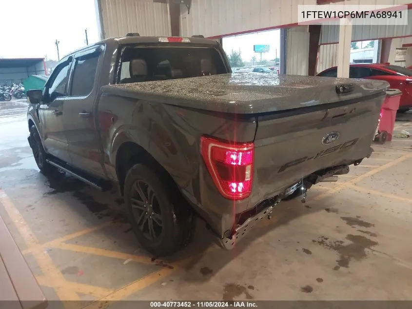 2021 Ford F-150 Xlt VIN: 1FTEW1CP6MFA68941 Lot: 40773452