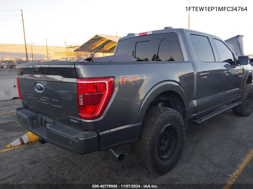 2021 Ford F-150 Xlt VIN: 1FTEW1EP1MFC34764 Lot: 40779008