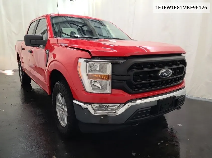 2021 Ford F-150 Xl VIN: 1FTFW1E81MKE96126 Lot: 40835793