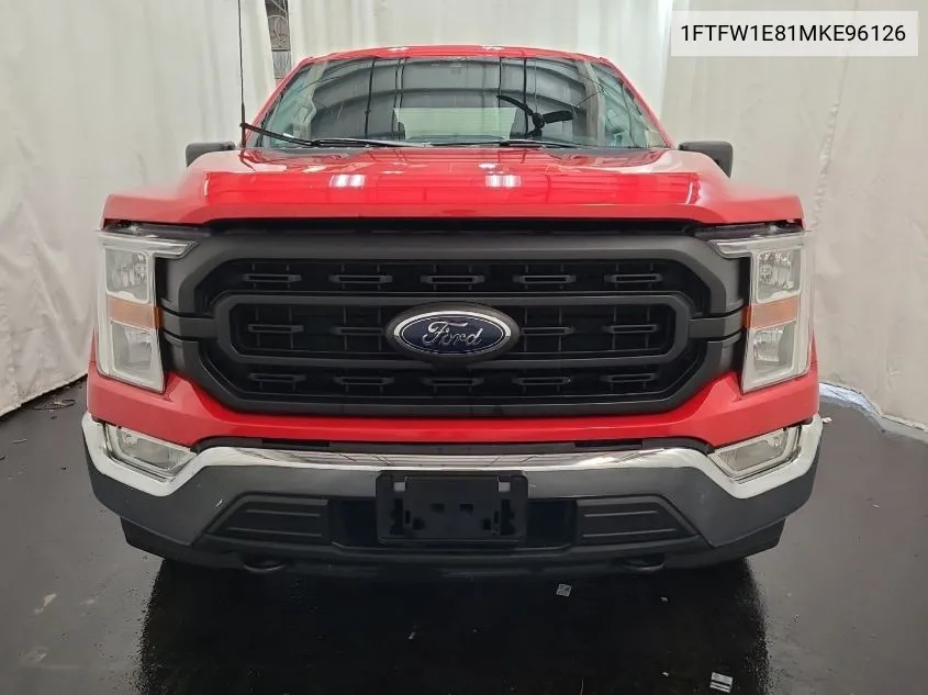 2021 Ford F-150 Xl VIN: 1FTFW1E81MKE96126 Lot: 40835793