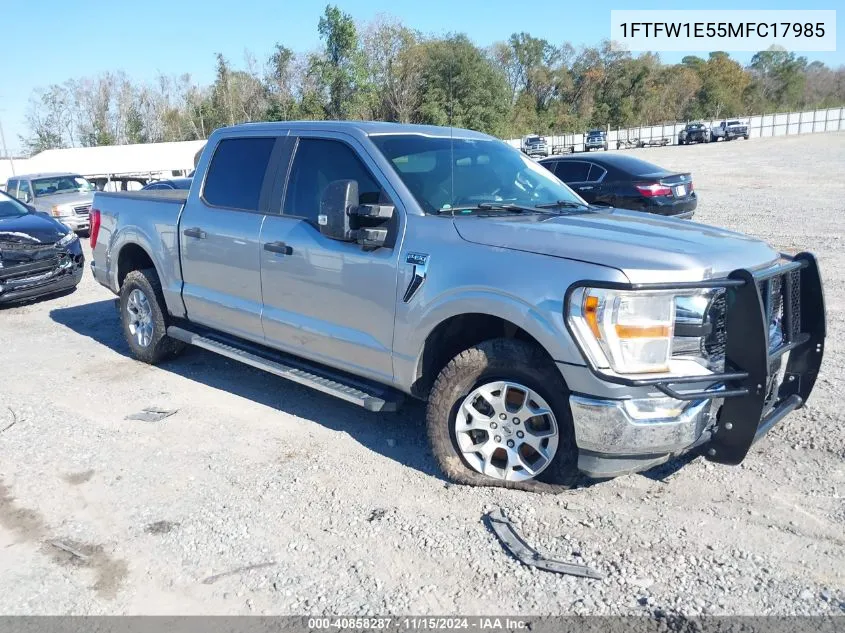 2021 Ford F-150 Xlt VIN: 1FTFW1E55MFC17985 Lot: 40858287