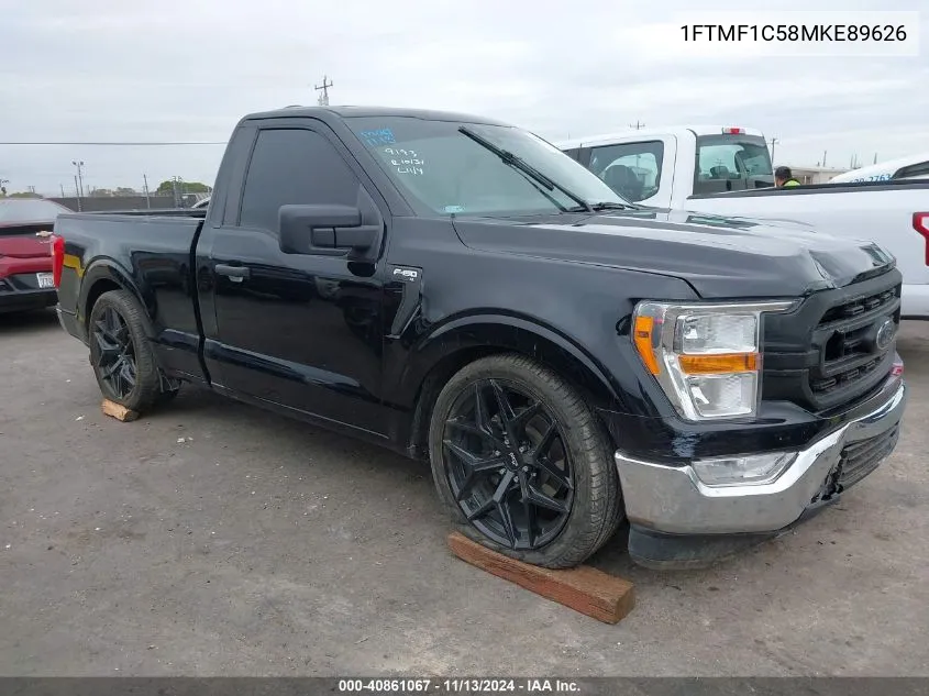 2021 Ford F-150 Xl VIN: 1FTMF1C58MKE89626 Lot: 40861067