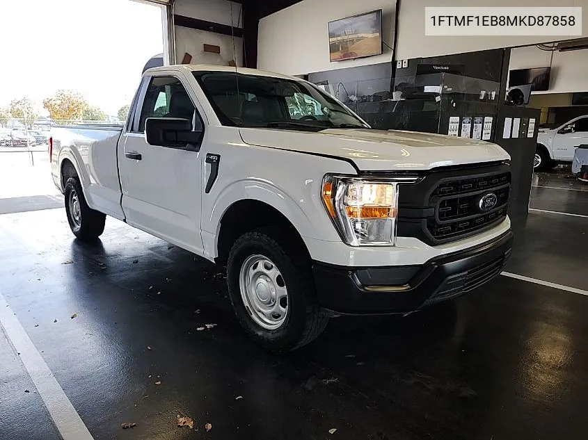 2021 Ford F150 VIN: 1FTMF1EB8MKD87858 Lot: 40868131