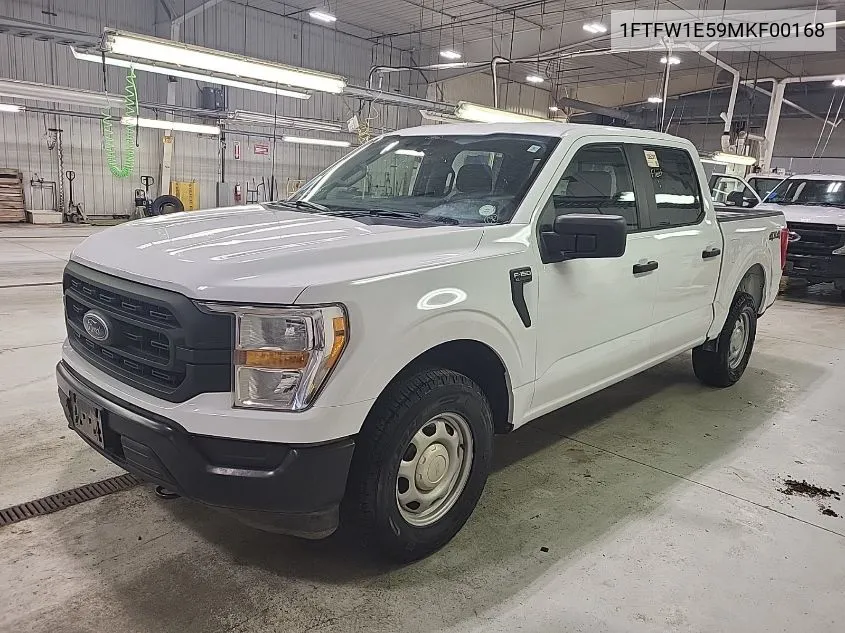 2021 Ford F-150 Xl VIN: 1FTFW1E59MKF00168 Lot: 40886788