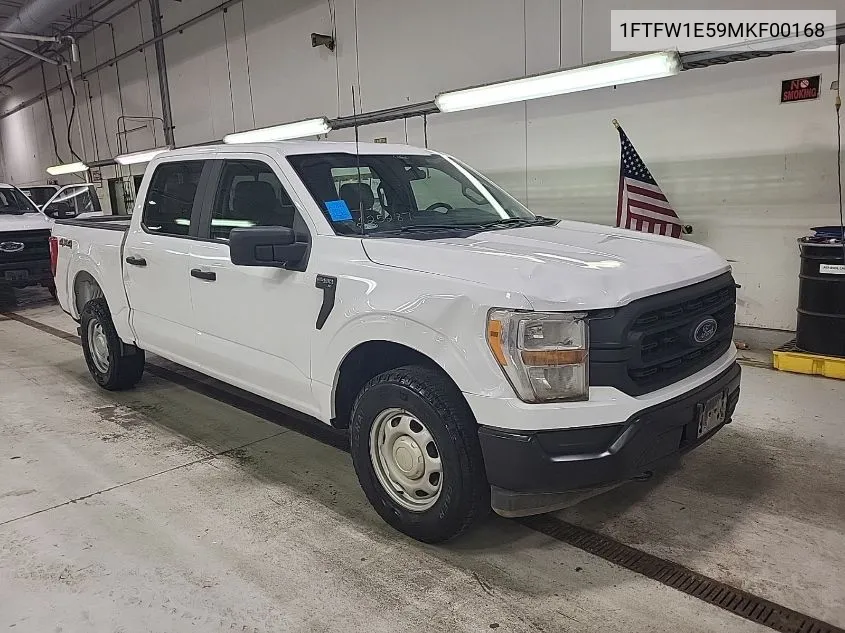 2021 Ford F-150 Xl VIN: 1FTFW1E59MKF00168 Lot: 40886788