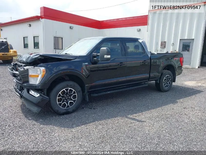 1FTFW1E82NKF09547 2022 Ford F150 Supercrew