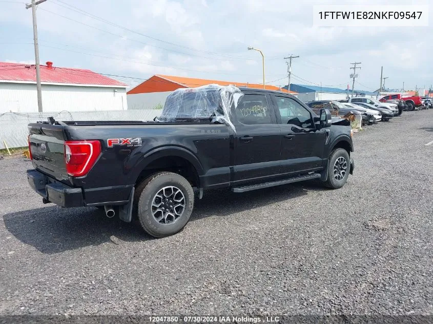 1FTFW1E82NKF09547 2022 Ford F150 Supercrew