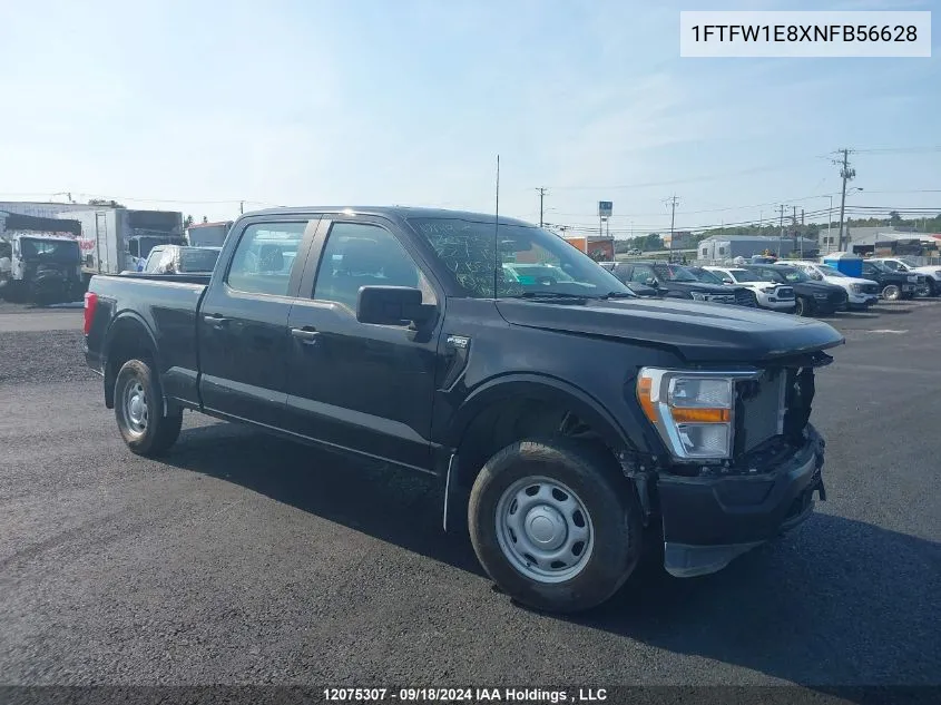 2022 Ford F-150 Xl VIN: 1FTFW1E8XNFB56628 Lot: 12075307