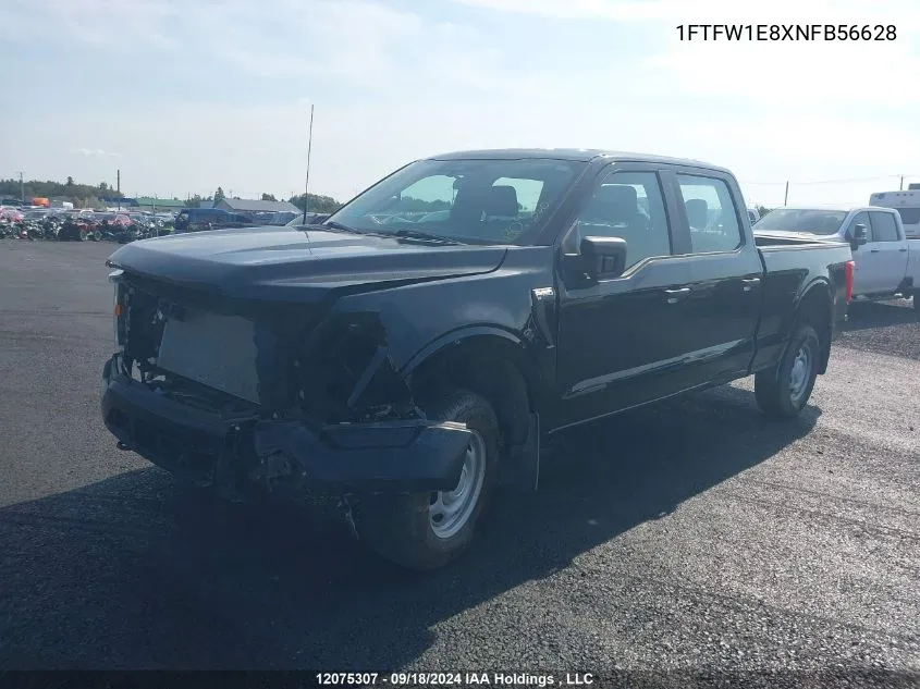 2022 Ford F-150 Xl VIN: 1FTFW1E8XNFB56628 Lot: 12075307