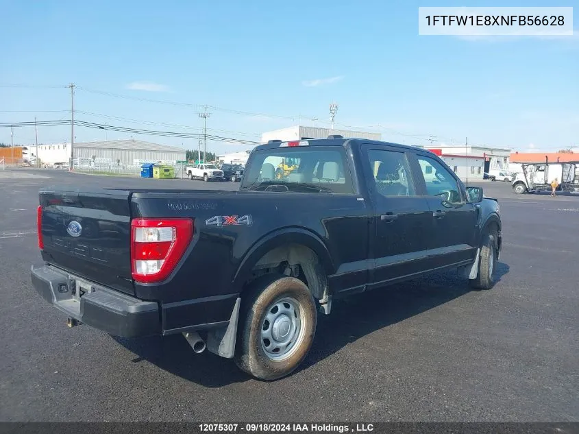 2022 Ford F-150 Xl VIN: 1FTFW1E8XNFB56628 Lot: 12075307