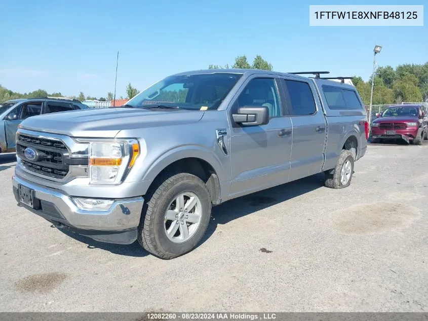 1FTFW1E8XNFB48125 2022 Ford F150 Supercrew