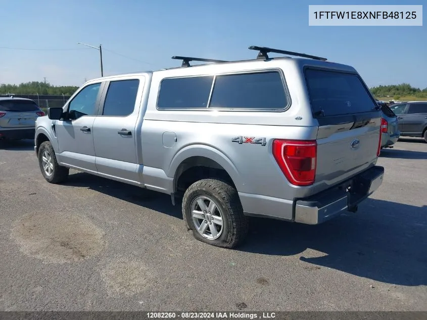 1FTFW1E8XNFB48125 2022 Ford F150 Supercrew