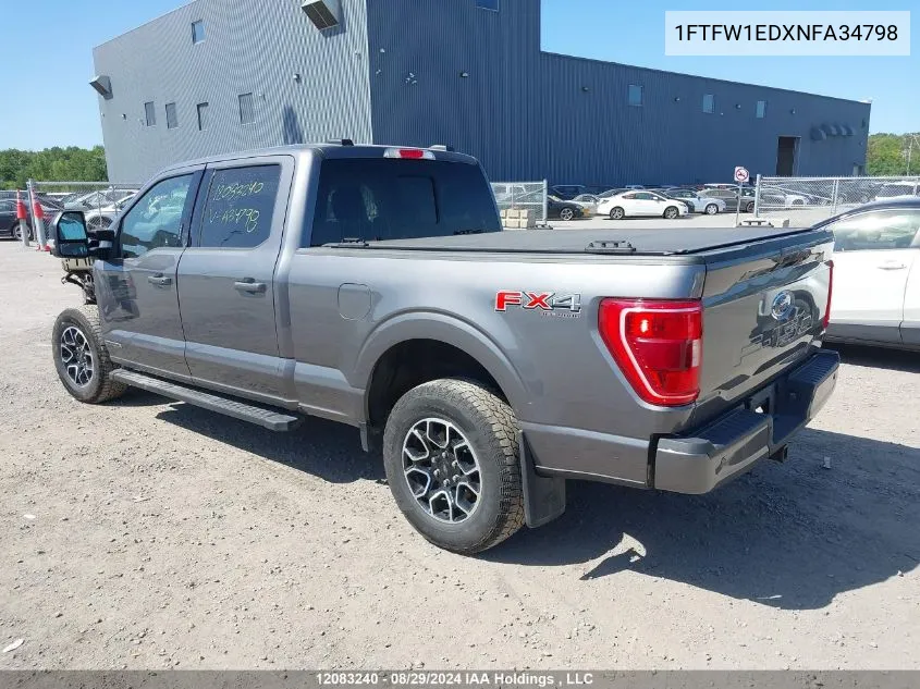 1FTFW1EDXNFA34798 2022 Ford F-150 Xlt