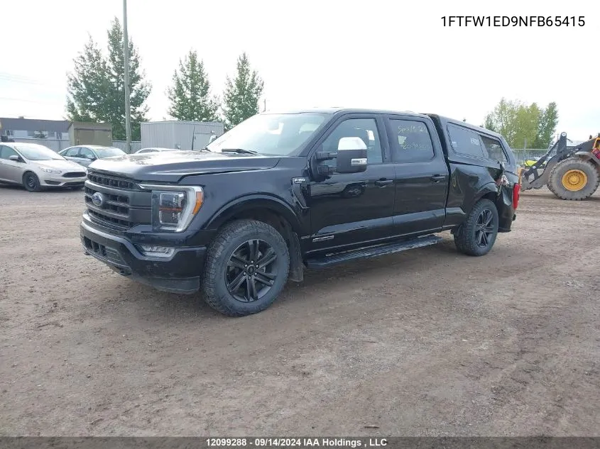 1FTFW1ED9NFB65415 2022 Ford F-150 Lariat