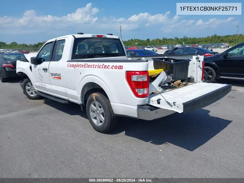 1FTEX1CB0NKF25771 2022 Ford F-150 Xl