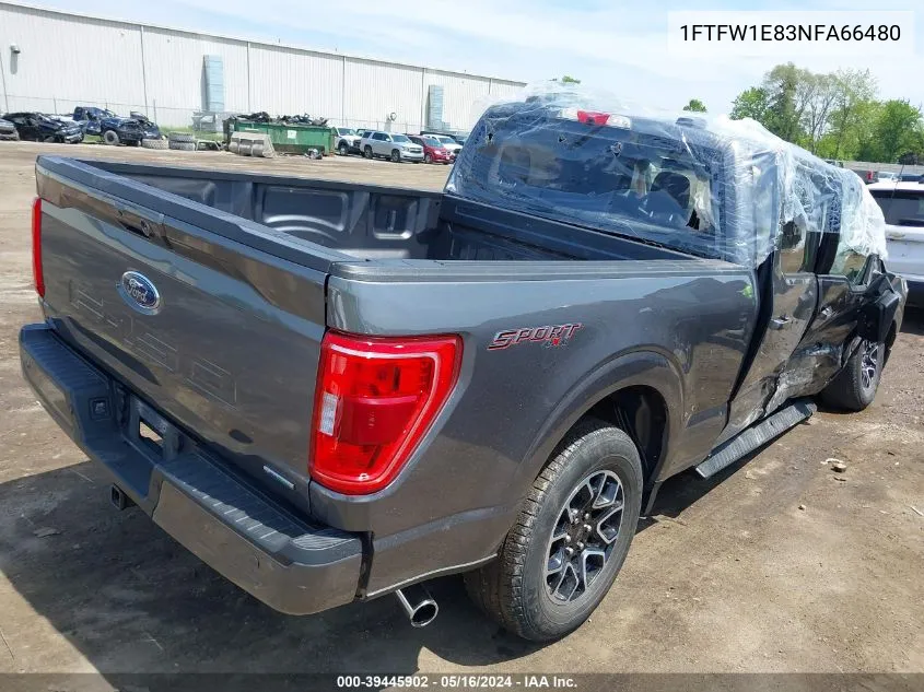 1FTFW1E83NFA66480 2022 Ford F-150 Xlt