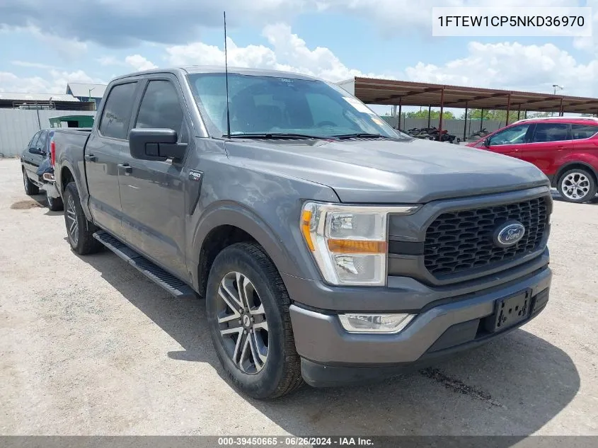 2022 Ford F-150 Xl VIN: 1FTEW1CP5NKD36970 Lot: 39450665