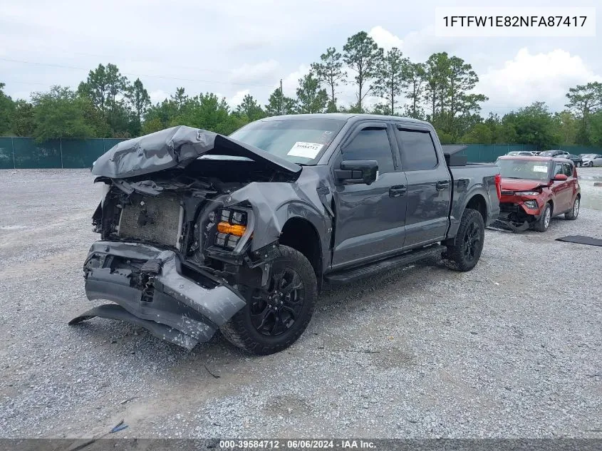 1FTFW1E82NFA87417 2022 Ford F-150 Xlt