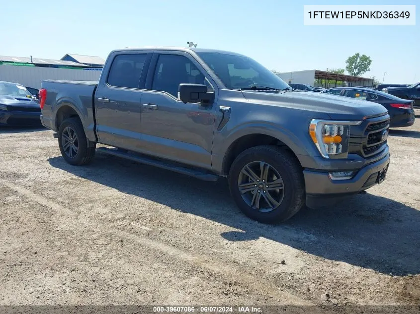 2022 Ford F-150 Xlt VIN: 1FTEW1EP5NKD36349 Lot: 39607086