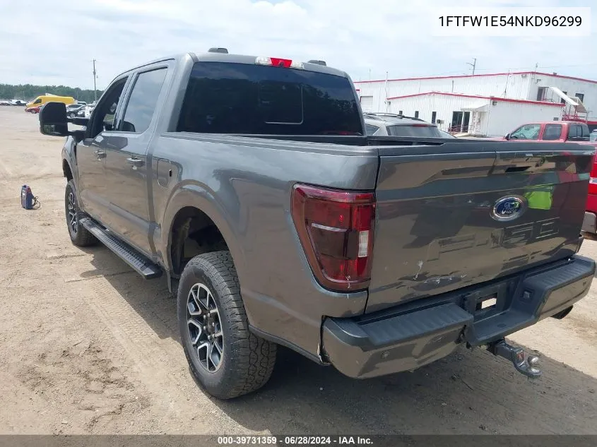 2022 Ford F-150 Xlt VIN: 1FTFW1E54NKD96299 Lot: 39731359