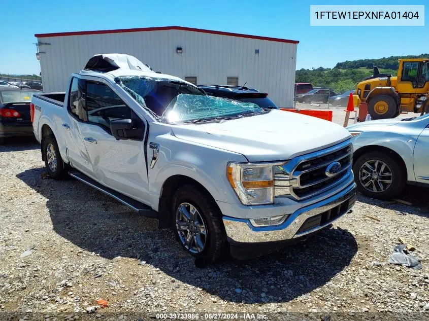 2022 Ford F-150 Xlt VIN: 1FTEW1EPXNFA01404 Lot: 39733986