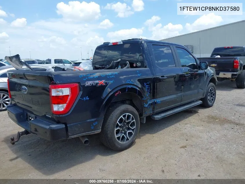 2022 Ford F-150 Xl VIN: 1FTEW1CP8NKD37580 Lot: 40344665