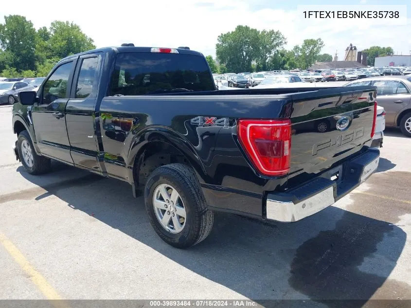 2022 Ford F-150 Xlt VIN: 1FTEX1EB5NKE35738 Lot: 39893484