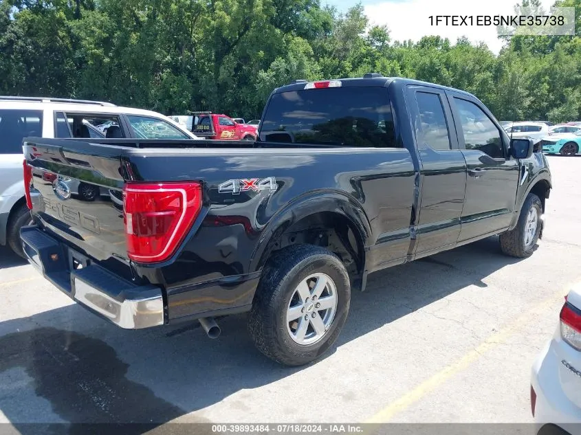 2022 Ford F-150 Xlt VIN: 1FTEX1EB5NKE35738 Lot: 39893484