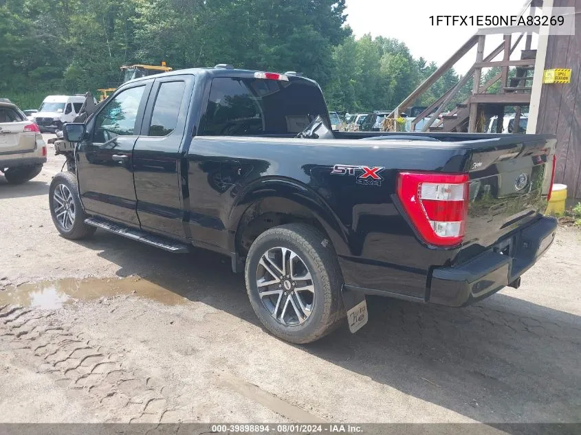 1FTFX1E50NFA83269 2022 Ford F-150 Xl