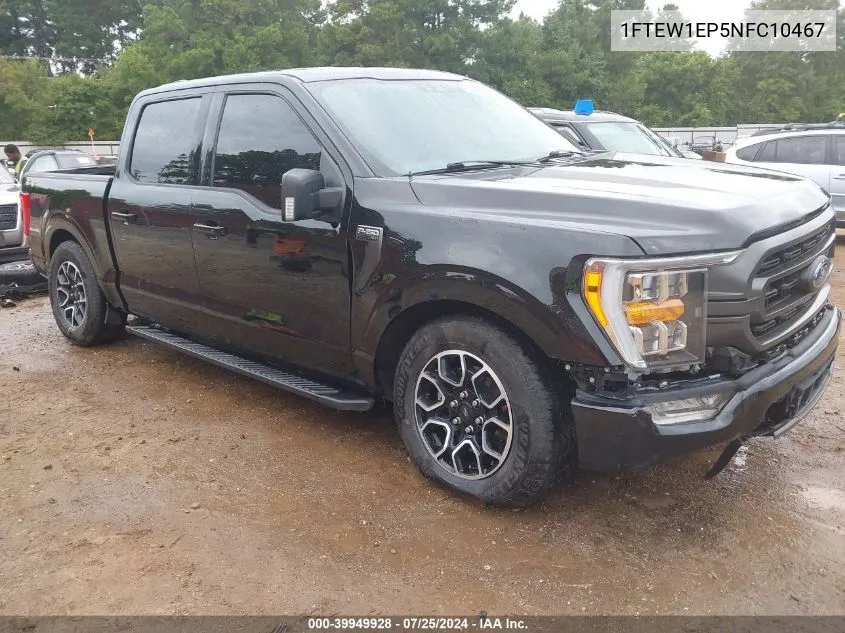 2022 Ford F-150 Xlt VIN: 1FTEW1EP5NFC10467 Lot: 39949928