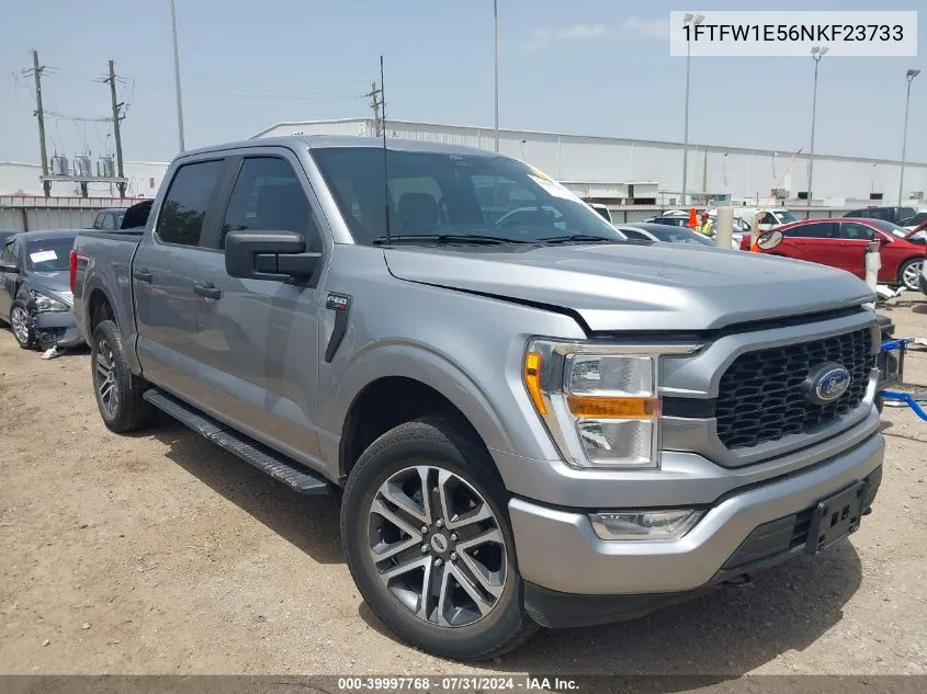 2022 Ford F-150 Xl VIN: 1FTFW1E56NKF23733 Lot: 39997768