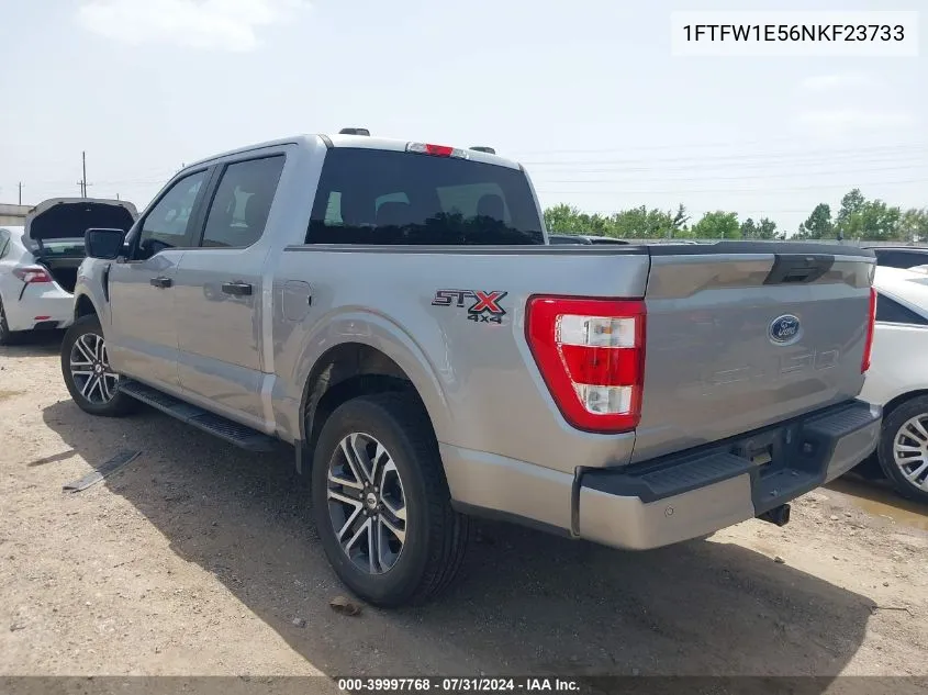 2022 Ford F-150 Xl VIN: 1FTFW1E56NKF23733 Lot: 39997768