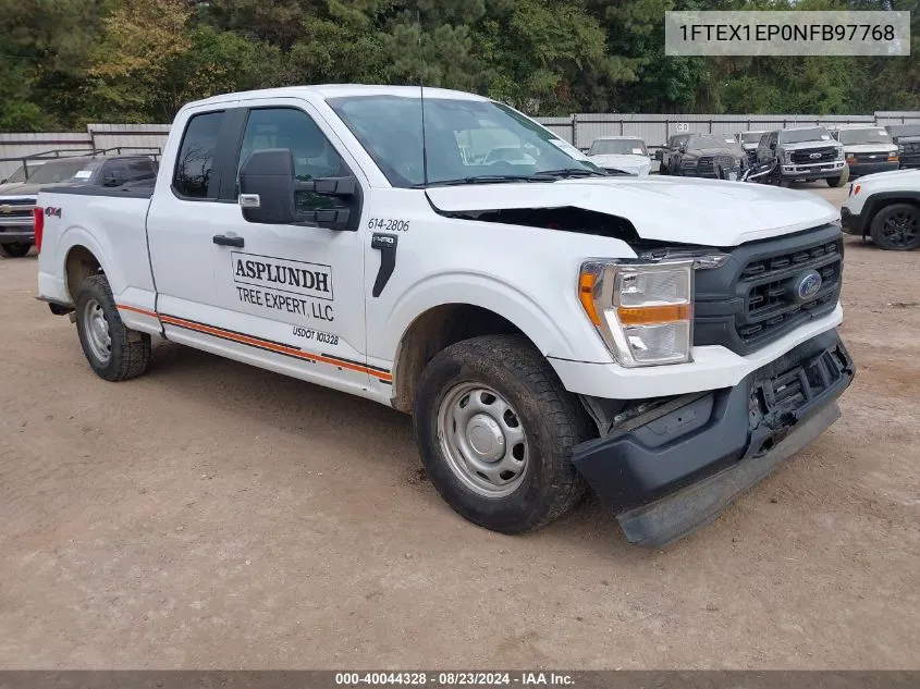 2022 Ford F-150 Xl VIN: 1FTEX1EP0NFB97768 Lot: 40044328