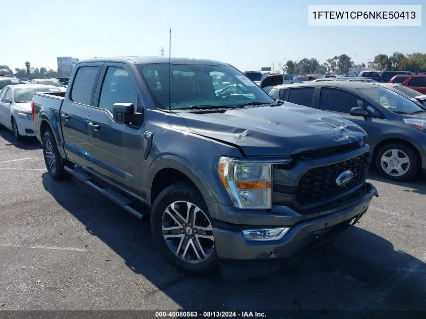 2022 Ford F-150 Xl VIN: 1FTEW1CP6NKE50413 Lot: 40080563