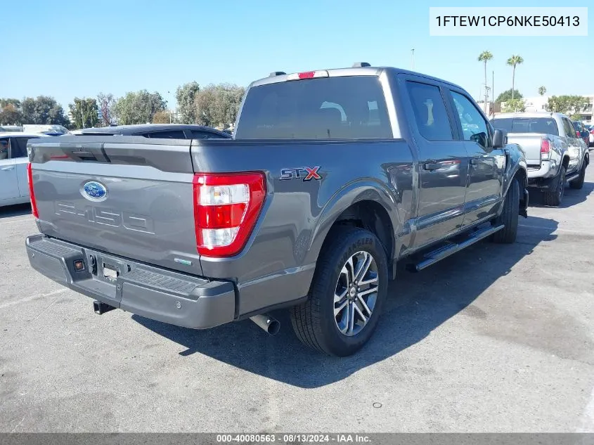 2022 Ford F-150 Xl VIN: 1FTEW1CP6NKE50413 Lot: 40080563