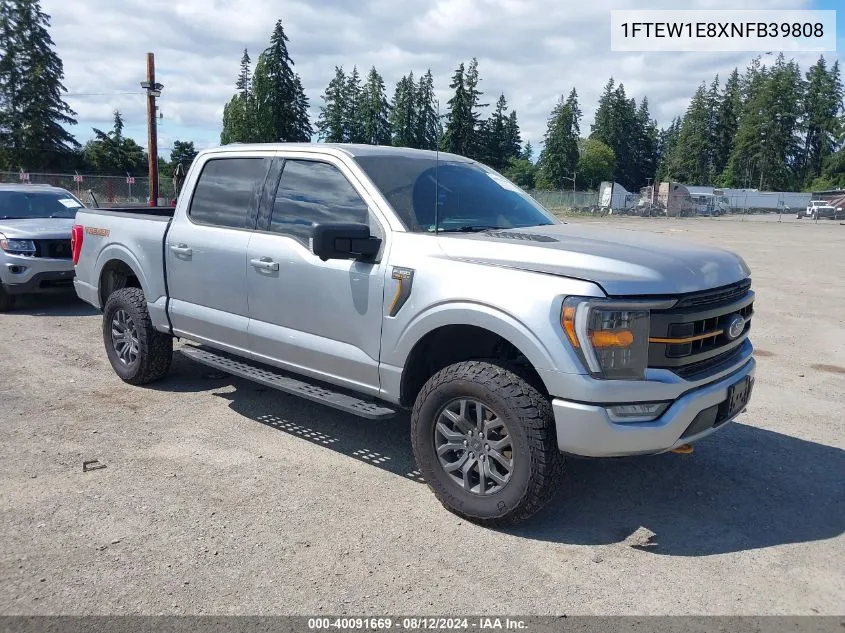 2022 Ford F-150 Tremor VIN: 1FTEW1E8XNFB39808 Lot: 40091669