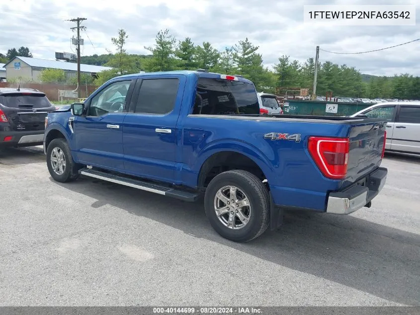 1FTEW1EP2NFA63542 2022 Ford F-150 Xlt