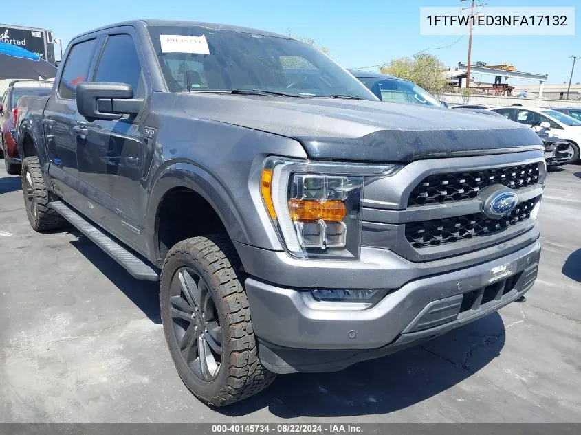 1FTFW1ED3NFA17132 2022 Ford F-150 Xlt