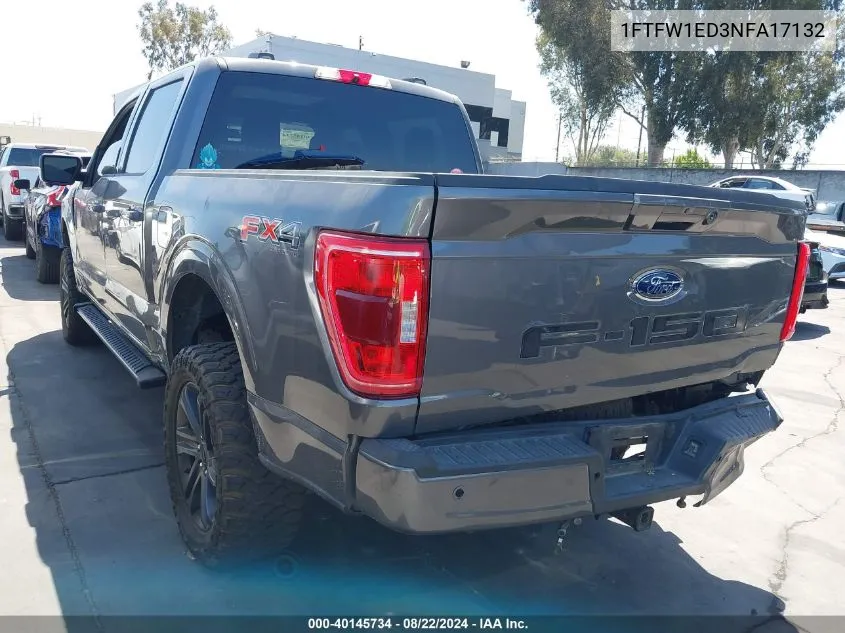 1FTFW1ED3NFA17132 2022 Ford F-150 Xlt